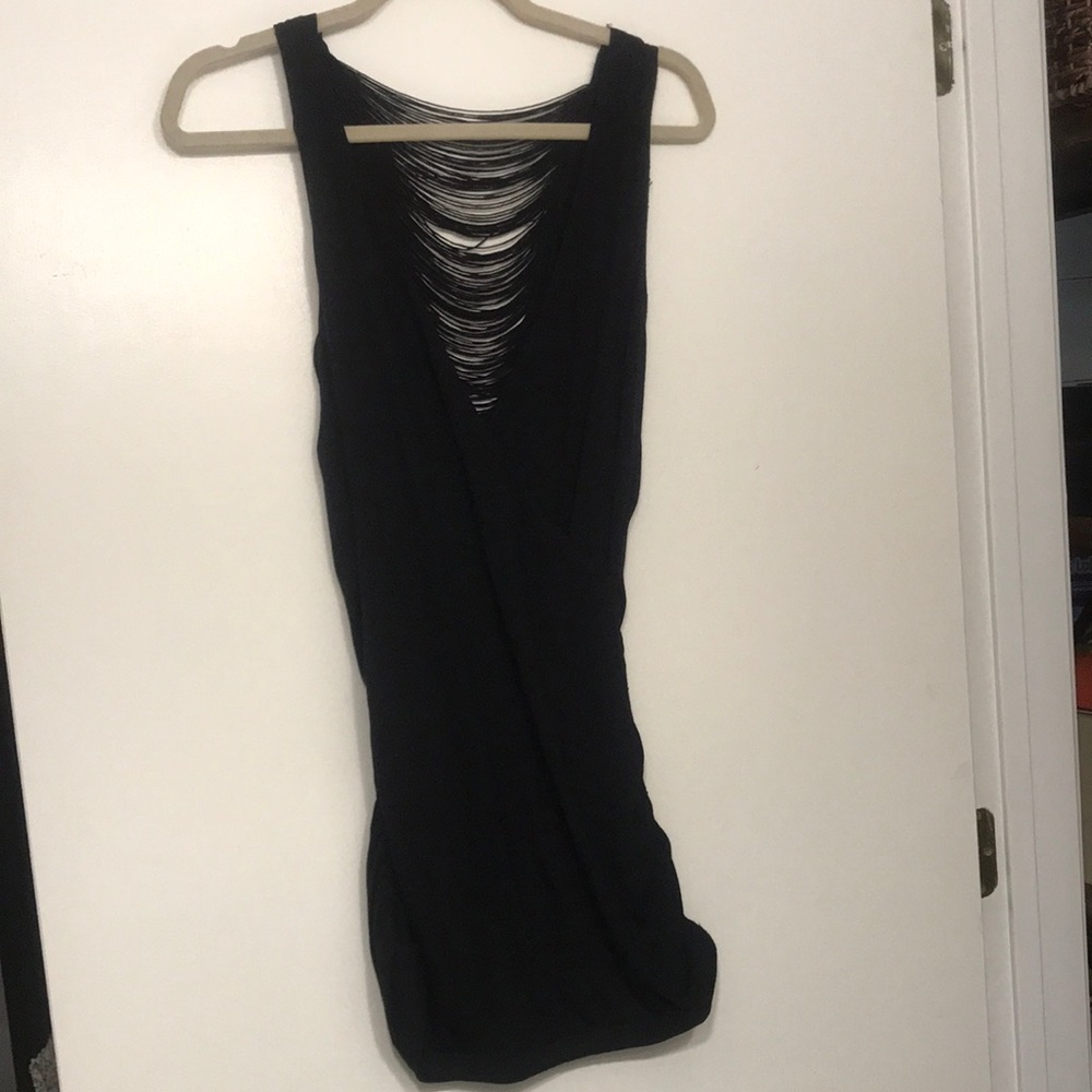 Black bodycon sinched dress - women’s - juniors